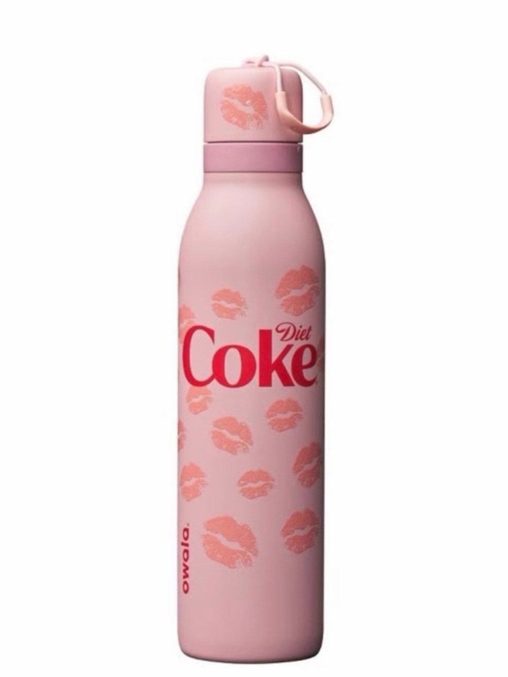 Diet Coke Pink Kiss Stainless Steel Water Bottle by Owala